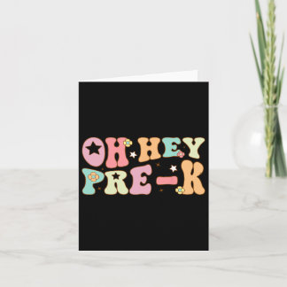 Cartão Ei Pré K Groovy Ck Para A Escola Feliz Primeiro Di