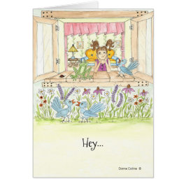 Cartão Ei, você vai escrever alguma vez?