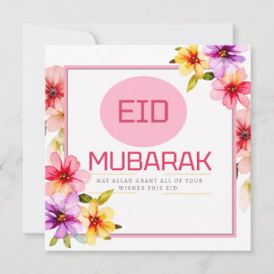 Cartão Eid mubarak