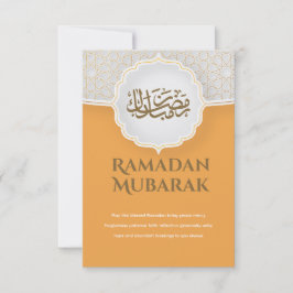 Cartão Eid Mubarak Card with Masjid