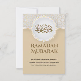 Cartão Eid Mubarak Card with Masjid