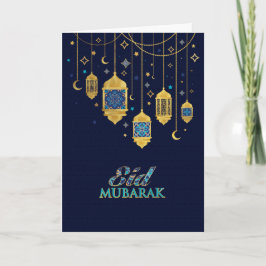 Cartão Eid Mubarak - Feliz Eid