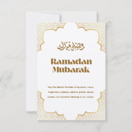 Cartão Eid Mubarak Greeting