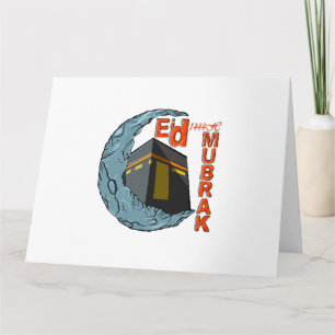 Cartão Eid muçulmano