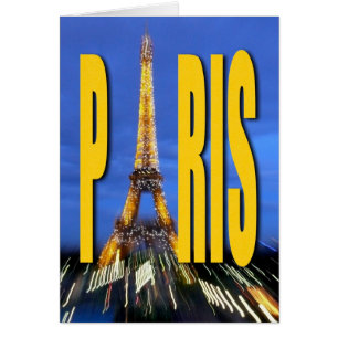 Cartão Eiffel Tower Paris França