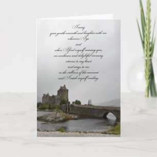 Cartão Eilean Donan Castle Thinking of You Card
