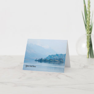 Cartão Eilean Munde on Loch Leven, Scotland Greeting card