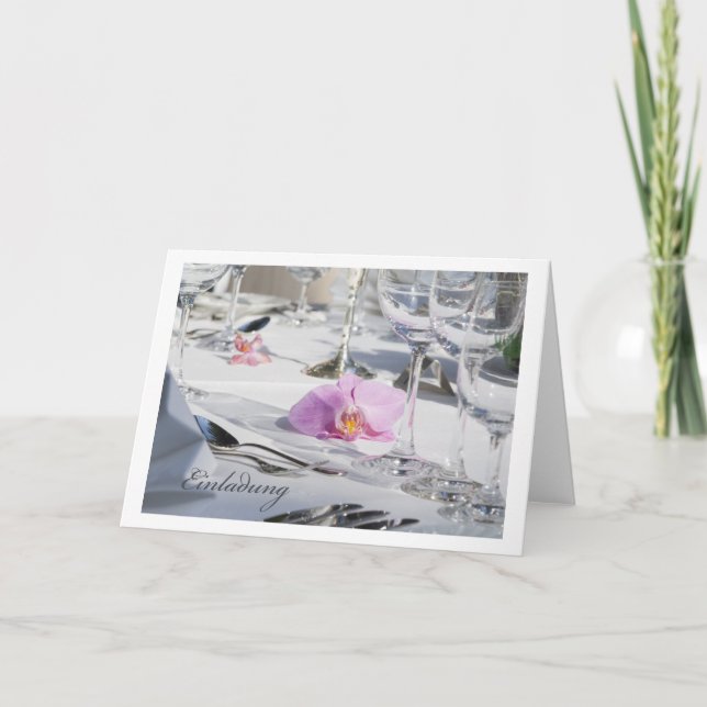 Cartão Einladung (Frente)