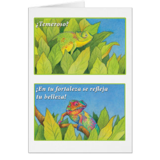 Cartão EL Camaleón, tarjeta