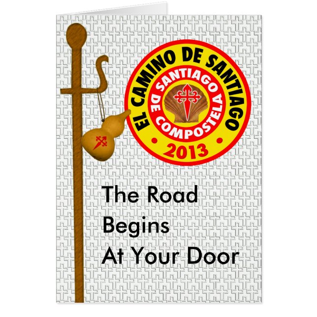 Cartão EL Camino de Santiago 2013 (Frente)