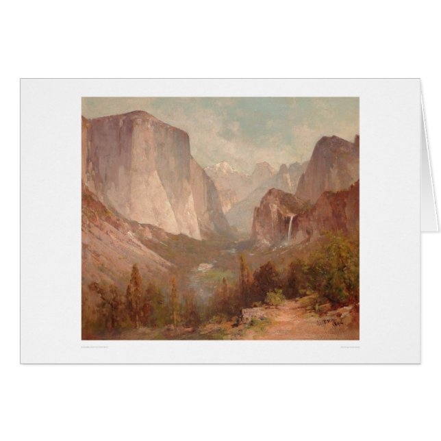 Cartão EL Capitan, Yosemite, Califórnia (0229A) (Frente Horizontal)