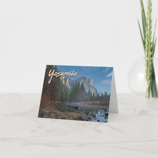 Cartão El Capitan Yosemite Notecard (Frente)