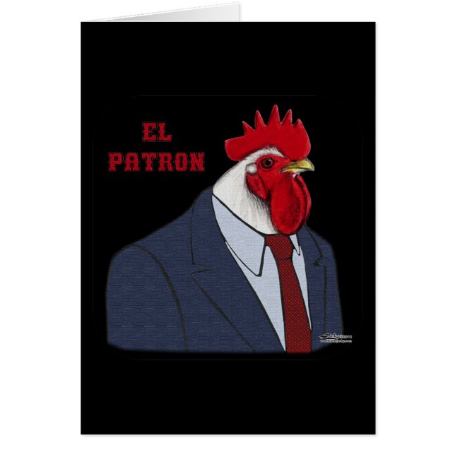 Cartão El Gallo Patron (Frente)