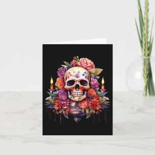 Cartão El Jefe Perfecto Dia De Los Muertos Halloween Mexi