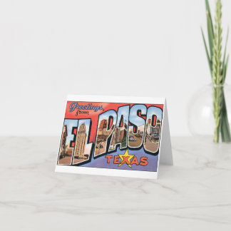 Cartão El Paso, Texas Notecard
