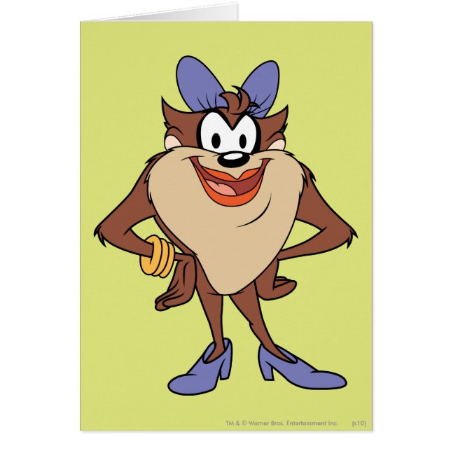 Cartão Ela-Diabo em Cor (Frente)