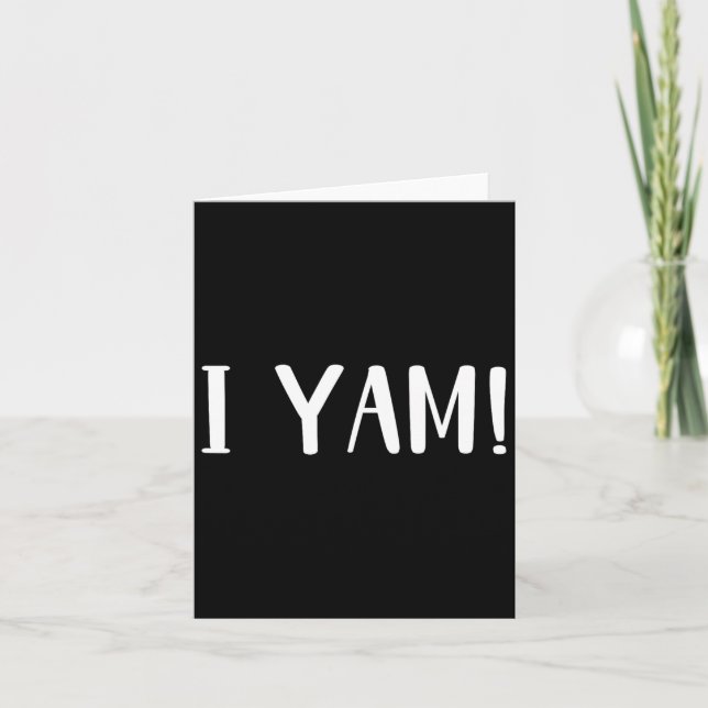 Cartão Ela é Minha Batata Doce Eu Yam Casais Correspondên (Frente)