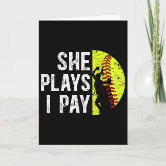 Cartão Ela Joga Eu Pago Softll Pai De Um Jogador Softll