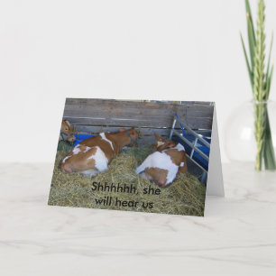 CARTÃO "ELA VAI OUVIR" 50º