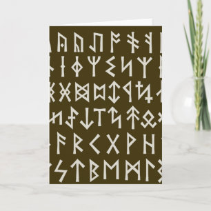 Cartão Elder Futhark Runes