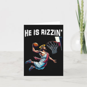 Cartão Ele É Rizzin Jesus Bysketll Páscoa Para Crianças H