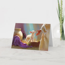 Cartão Ele Mora! Placa de páscoa