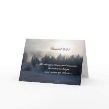 Ele muda tempos e estações, Daniel 2:21 Bíblia