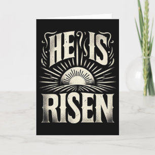 Cartão Ele Ressuscitou Jesus Deus Cristão Sol Ressurreiçã