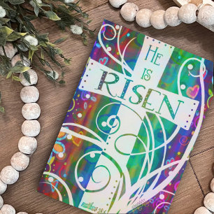 Cartão Ele Ressuscitou Pretty Religious Inspirivity Pásco