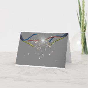 Cartão electrical spark