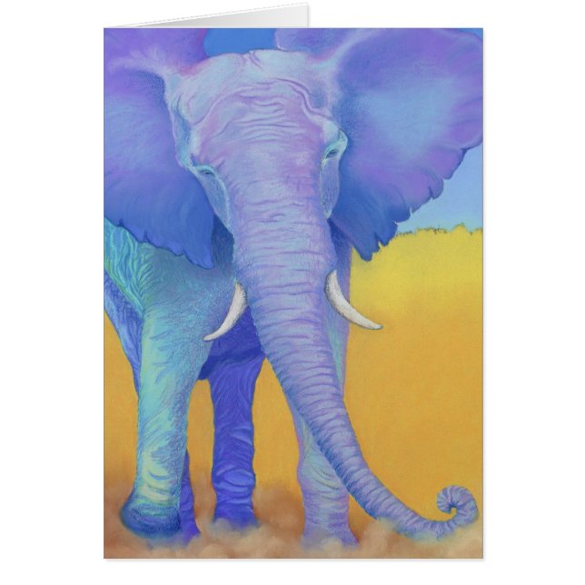 Cartão elefante (Frente)