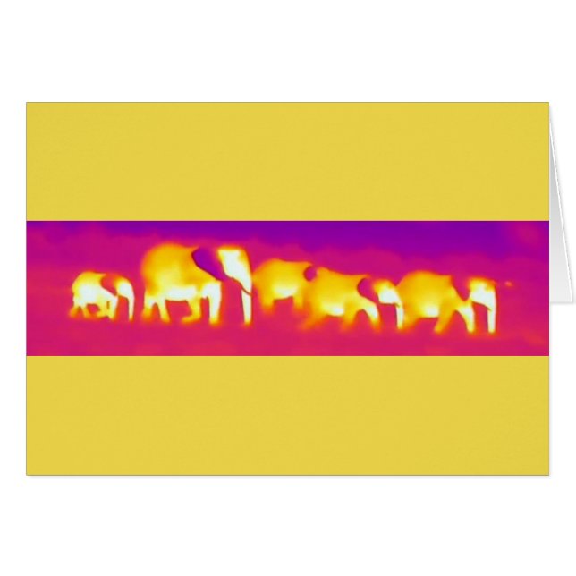 Cartão elefante (Frente horizontal)