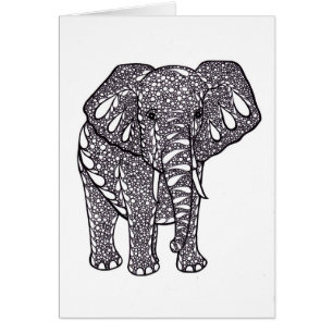 Cartão Elefante