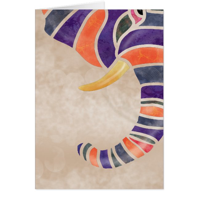 Cartão Elefante (Frente)