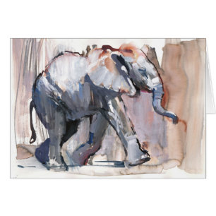 Cartão Elefante 2012 do bebê