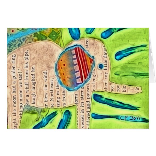 Cartão Elefante 6 (Frente Horizontal)