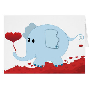 Cartão Elefante com hearts-01