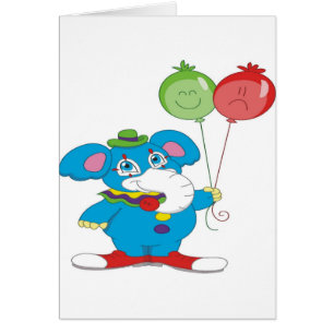 Cartão Elefante do Partido