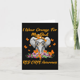 Cartão Elefante Eu Visto Laranja Para O Meu Pai Rsd Crps