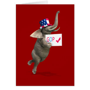Cartão Elefante GOP
