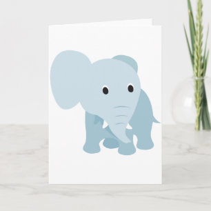 Cartão Elefante para Bebê