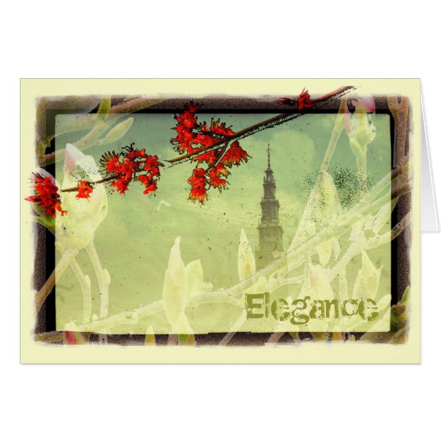 Cartão Elegância (Frente horizontal)