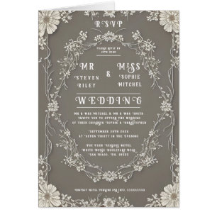 Cartão Elegância em Bloom