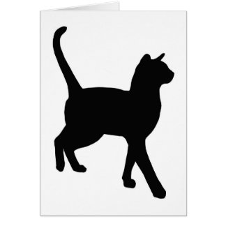 Cartão Elegância felino