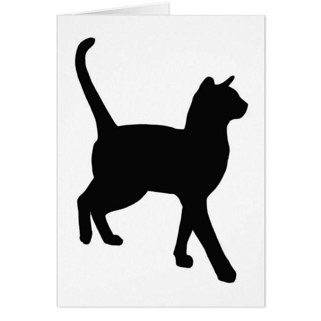 Cartão Elegância felino (Frente)