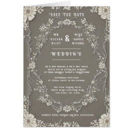 Cartão Elegância na Coleção Bloom Wedding