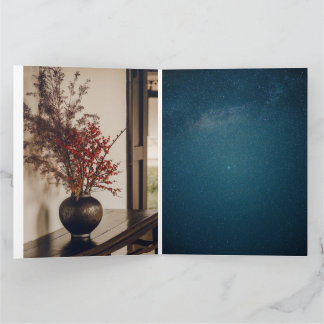 Cartão "Elegância Rústica - Natureza num Vaso"