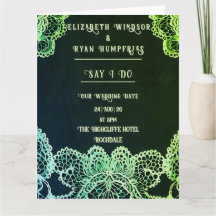 Elegant Lace" Wedding Invitation Collection