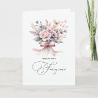 Elegante Arco Floral "Fancy One" Aniversário Perso