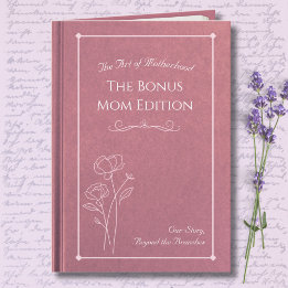 Cartão Elegante Bônus da Mamãe Rosa Livro de Histórias Di